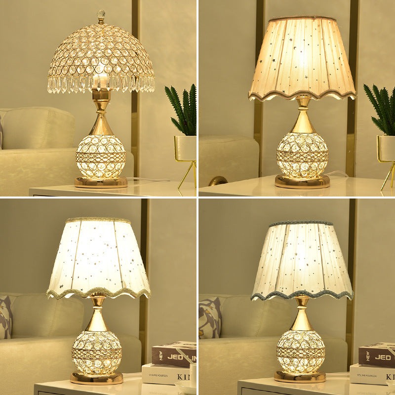 Crystal Bedside Lamp